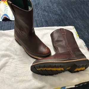 Georgia Boot Dark Brown Leather Work Boots